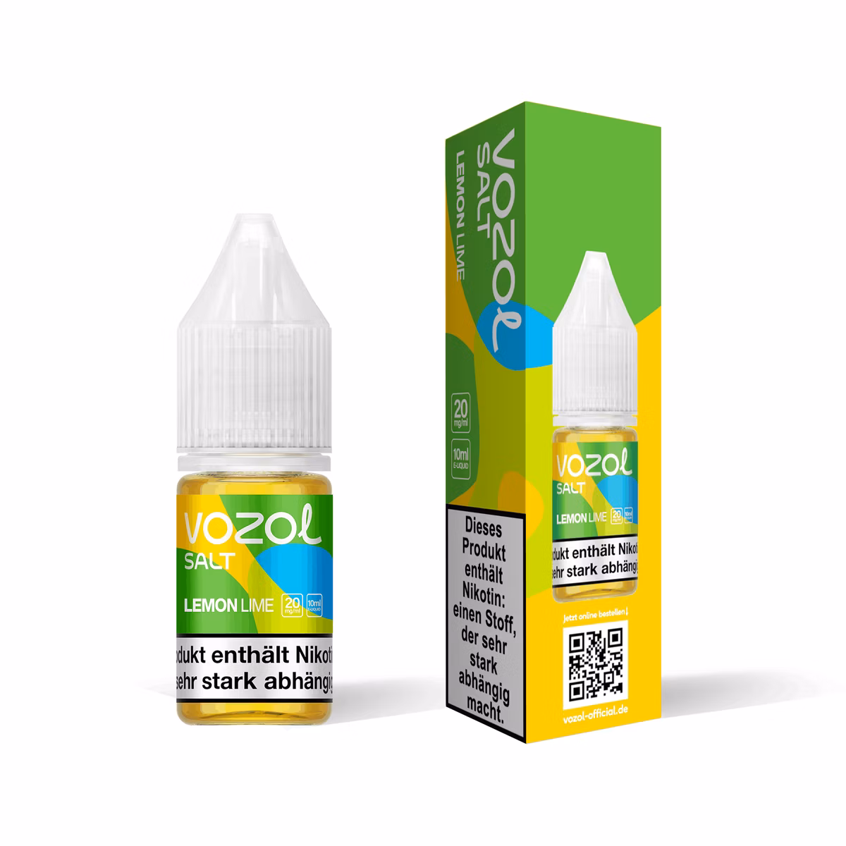 Vozol - Nikotinsalz-Liquid - Lemon Lime - 10ml - 20mg