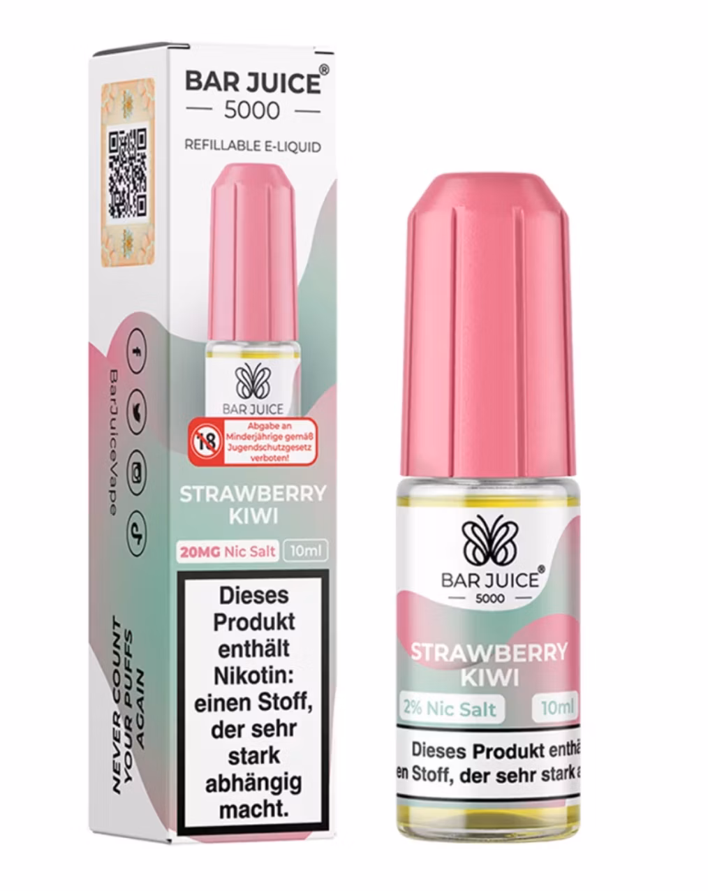 Bar Juice 5000 - Strawberry Kiwi - 10ml - 20mg