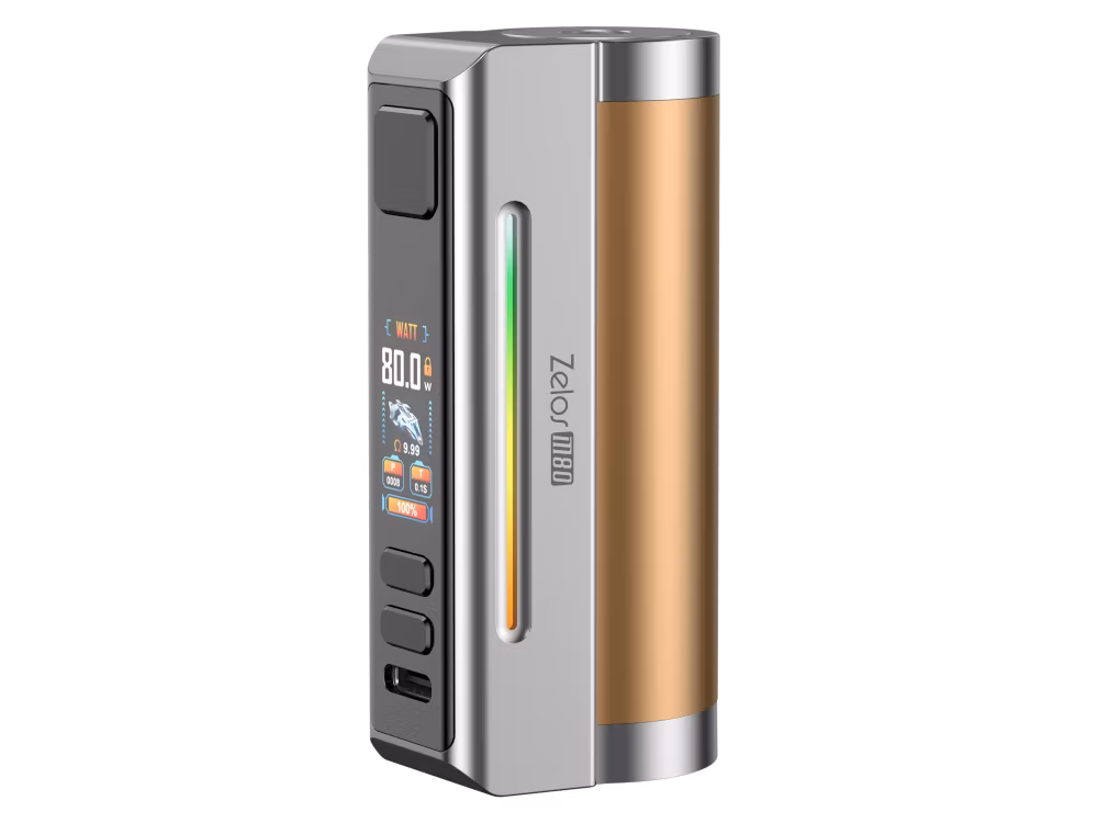 Aspire - Zelos M80 - Akkuträger - 2600 mAh - Gold Silver | Paketgröße : 1er Packung Aspire - Zelos M80 - Akkuträger - 2600 mAh - Gold Silver | Paketgröße : 1er Packung