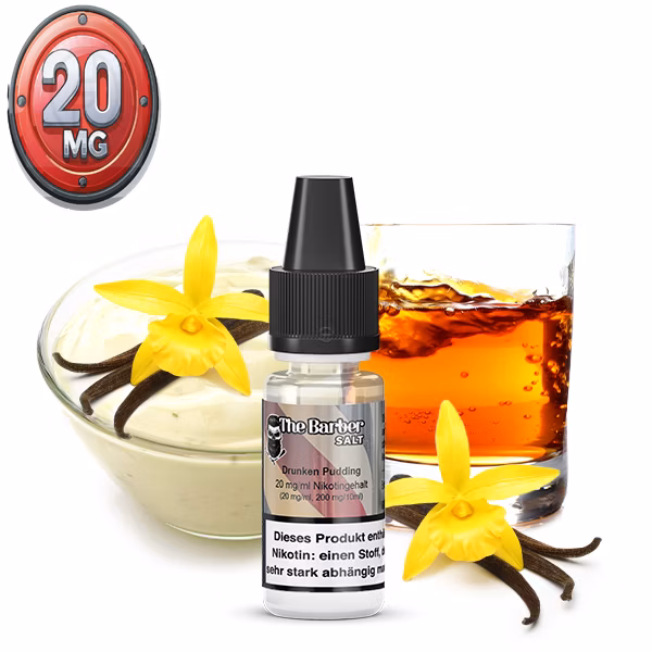 ✳️ BARBER by Kapka's Drunken Pudding Nikotinsalz Liquid 10ml 20mg ✴️