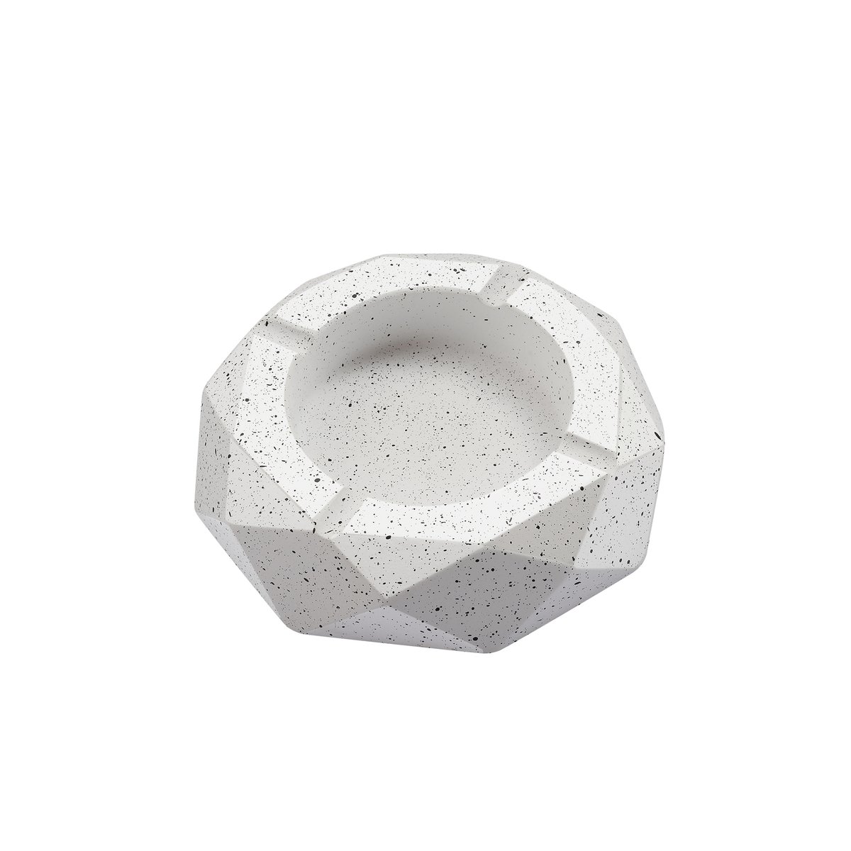 Champ High - Concrete White Aschenbecher  - 15 cm - Beton-Optik in Weiß