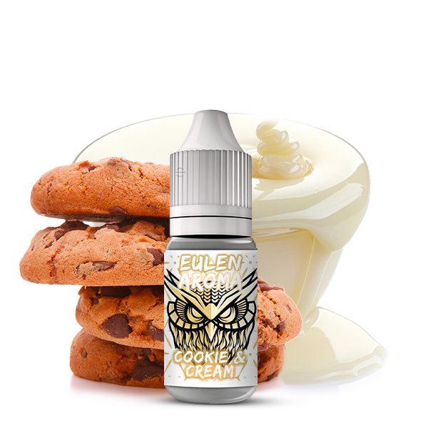 Eulen Aroma - Cookie & Cream - Aroma - 10ml Eulen Aroma - Cookie & Cream - Aroma - 10ml