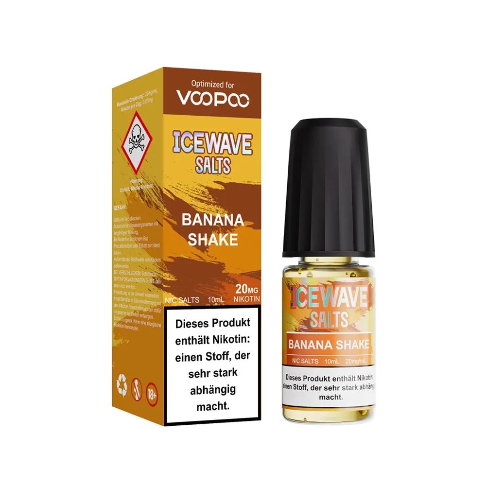 Icewave - Salts - Nikotinsalz-Liquid - Banana Shake - 10ml - 20mg