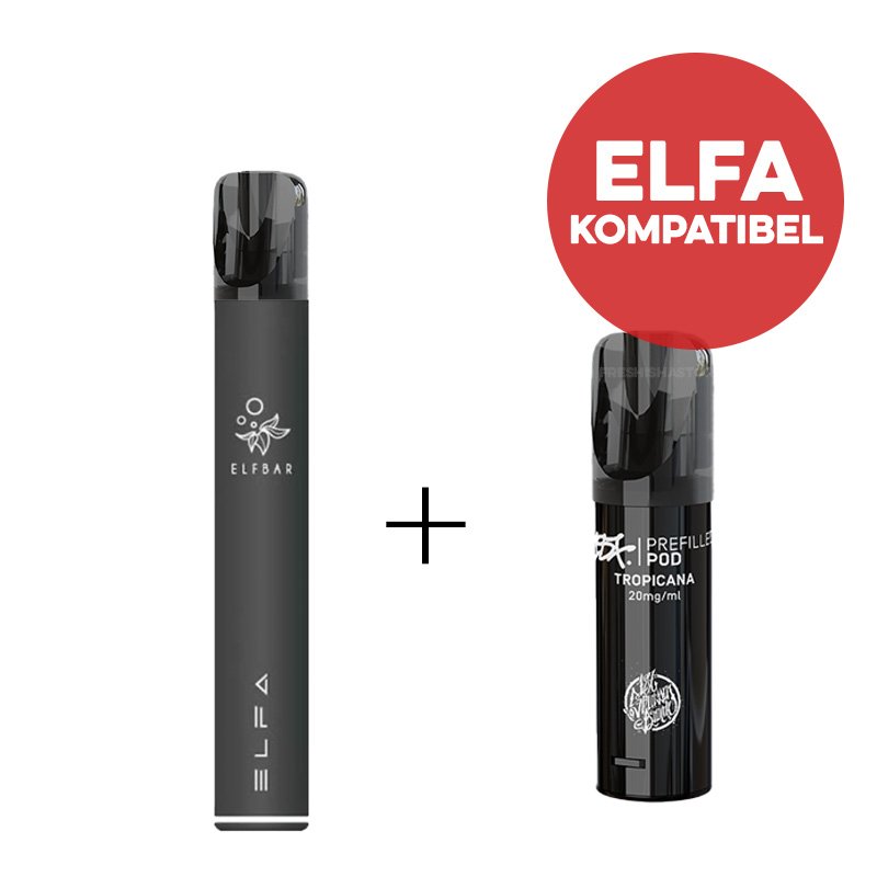 elfa-kompatibel 187 Straßenbande - Bundle - 3x Prefilled Pod + 1x Basisgerät