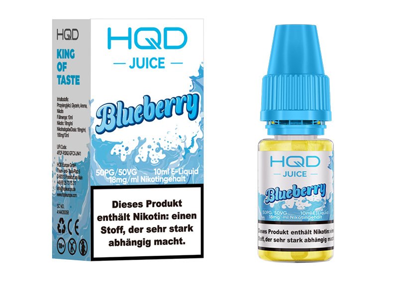 HQD - Juice - Blueberry - Nikotinsalz Liquid - 10ml - 18mg