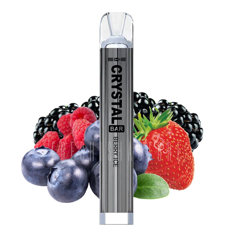 crystal-bar-ske-einweg-ezigarette-berry-ice SKE Crystal Bar - Einweg E-Zigarette - Berry Ice