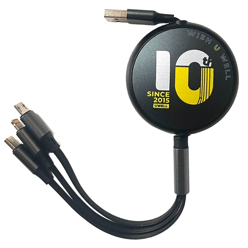 Uwell - 3in1 USB Kabel - Schwarz Uwell - 3in1 USB Kabel - Schwarz