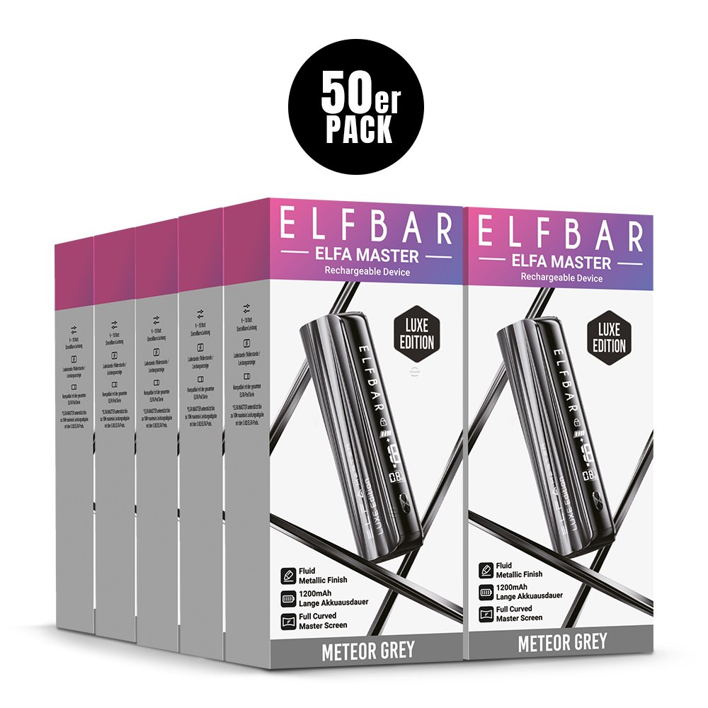 Elfbar - ELFA MASTER - Basisgerät - Meteor Grey (LUXE Edition)