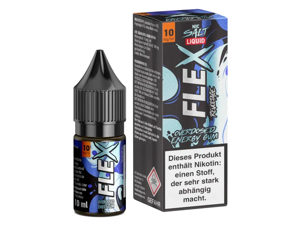 Revoltage - Flex - Nikotinsalzliquid - 10ml - Energy Gum - 10mg