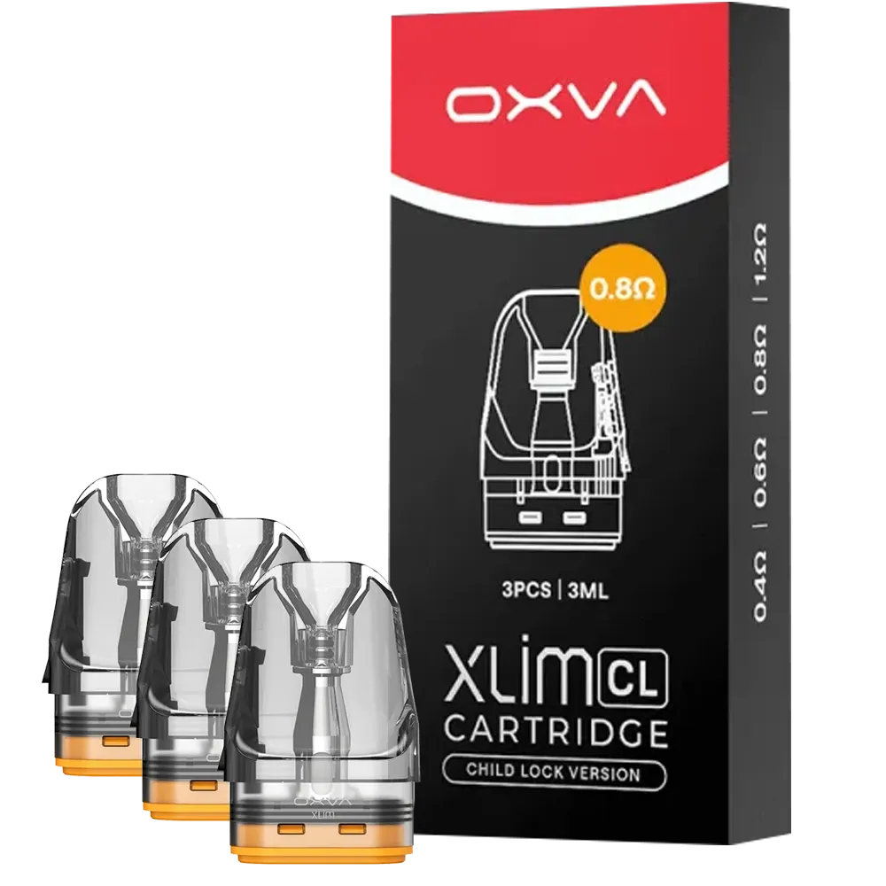 OXVA - Xlim Pro - Pod Tank Verdampfer - 3er Paket - 3ml Top Fill - 0.8 Ohm