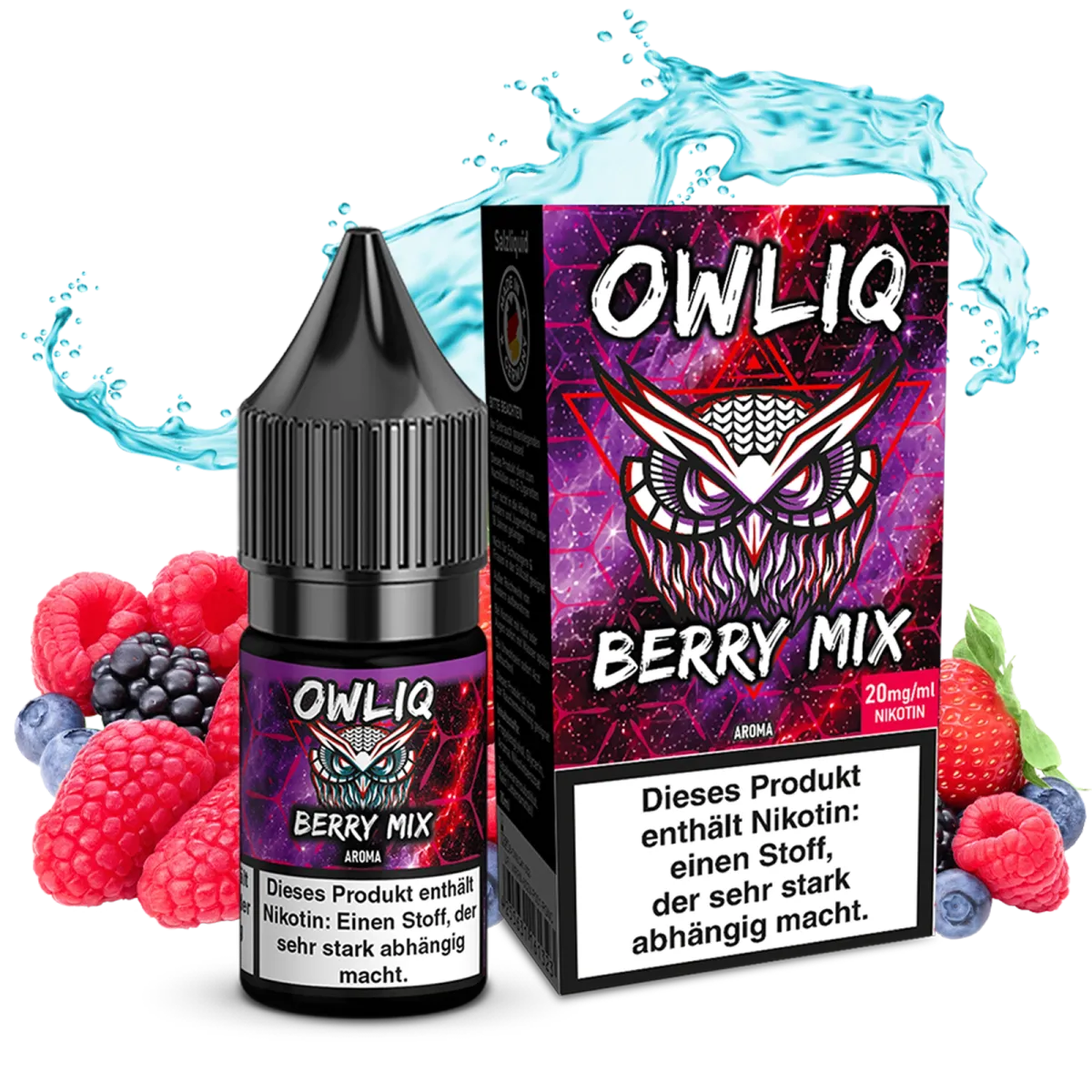 OWL - Owliq - 10ml - Berry Mix | Nikotinsalz-Stärke : 20mg