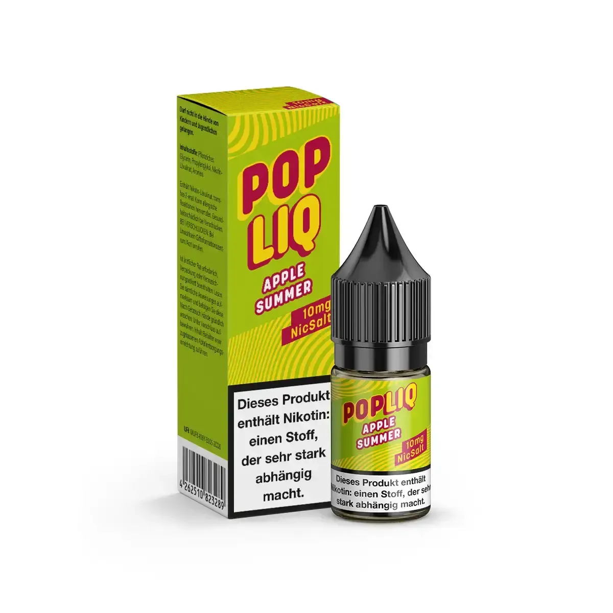 PopLiq Nikotinsalz-Liquid Apple Summer 10ml 10mg PopLiq Nikotinsalz-Liquid Apple Summer 10ml 10mg