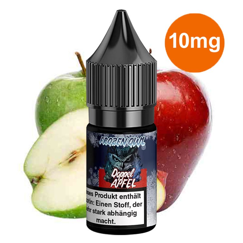 Frozen OWL - Doppelapfel - Nikotinsalz Liquid - 10ml - 10mg