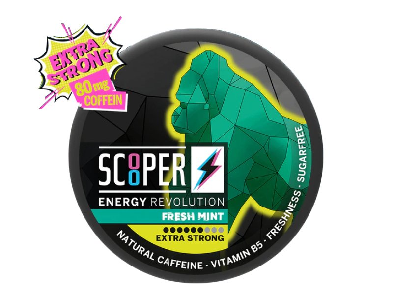 Scooper - Koffein Pouches - Fresh Mint - 80mg