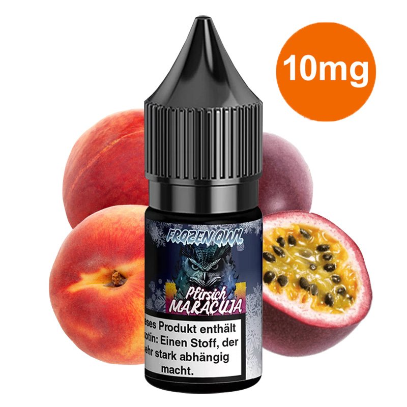 Frozen OWL - Pfirsich Maracuja - Nikotinsalz Liquid - 10ml - 10mg