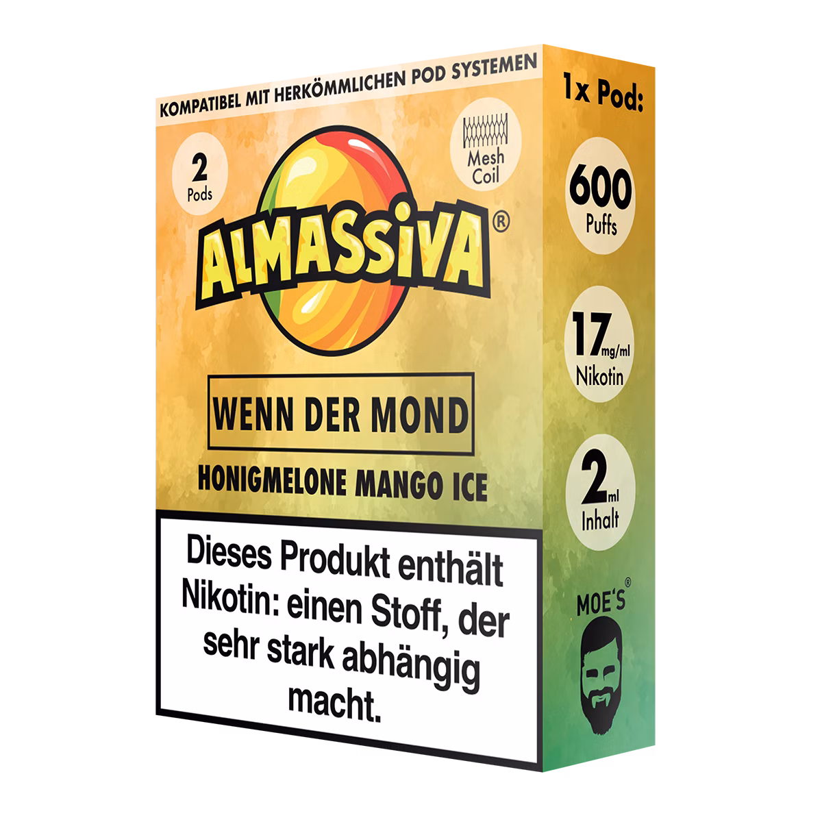 Al Massiva - Prefilled Pod - 2ml - 2er Pack - Wenn der Mond