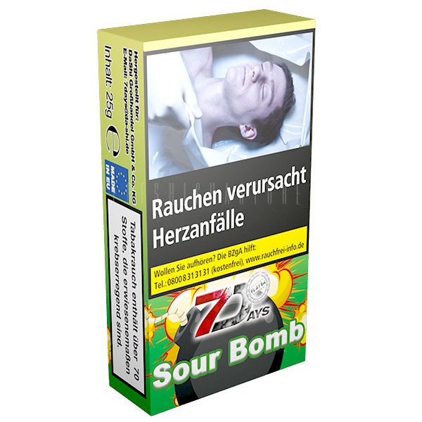 7Days - Sour Bomb- Platin - 25g