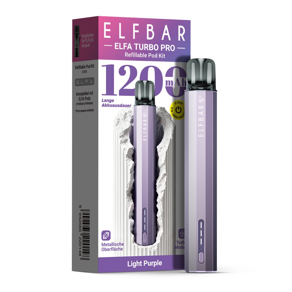 Elfbar - ELFA TURBO PRO - Basisgerät - Light Purple