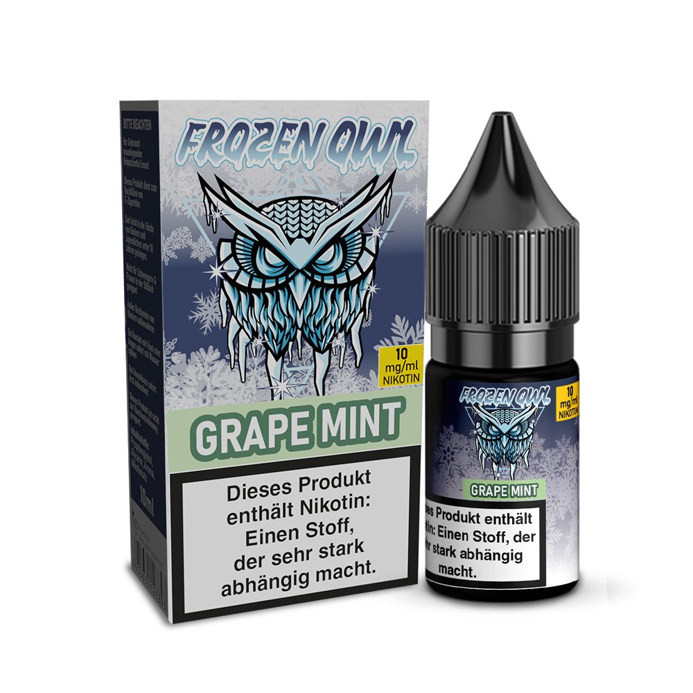 Frozen OWL - Nikotinsalz Liquid - 10ml - Grape Mint - 10ml - 10mg