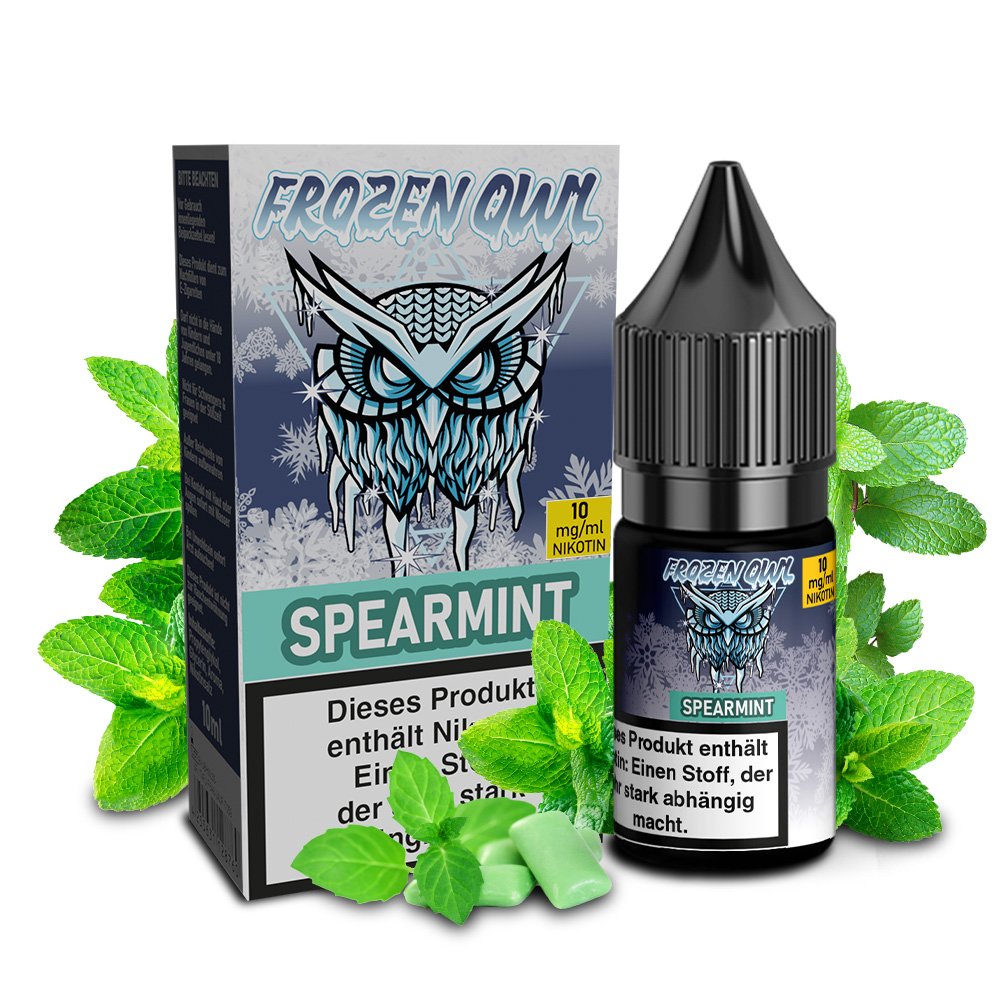 Frozen OWL - Nikotinsalz Liquid - 10ml - Spearmint - 10ml - 10mg Frozen OWL - Nikotinsalz Liquid - 10ml - Spearmint - 10ml - 10mg