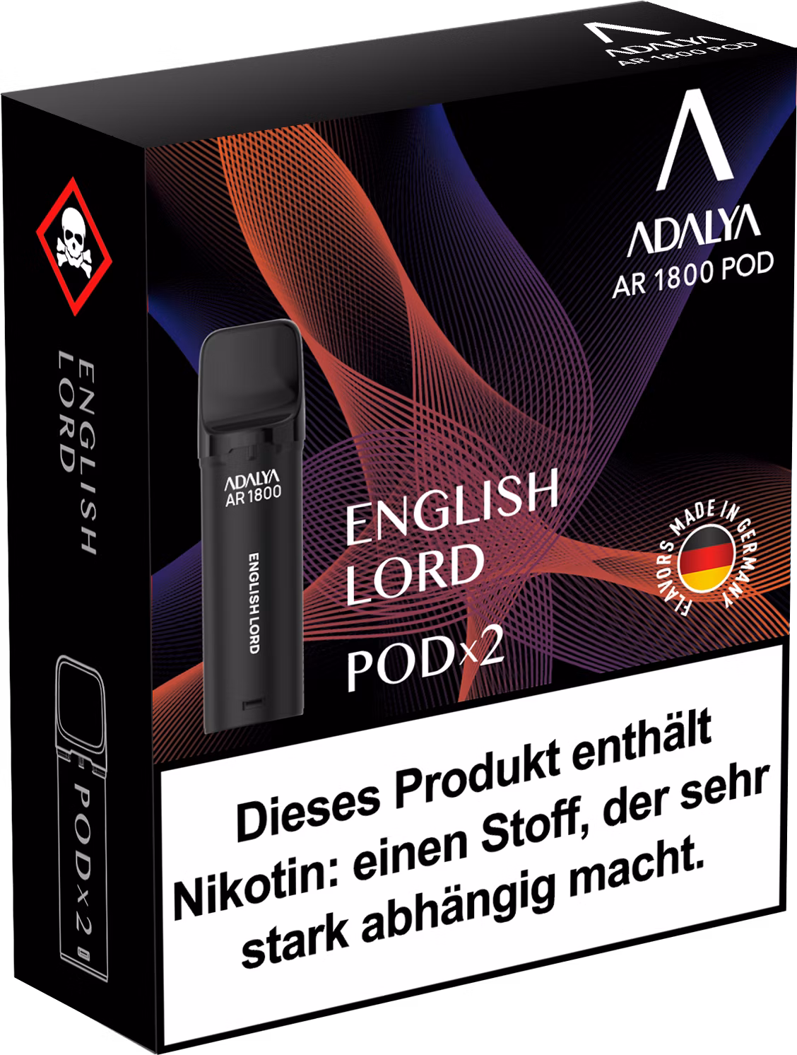 Adalya - Alpha Prefilled Pod - 2ml - 2er Pack - English Lord