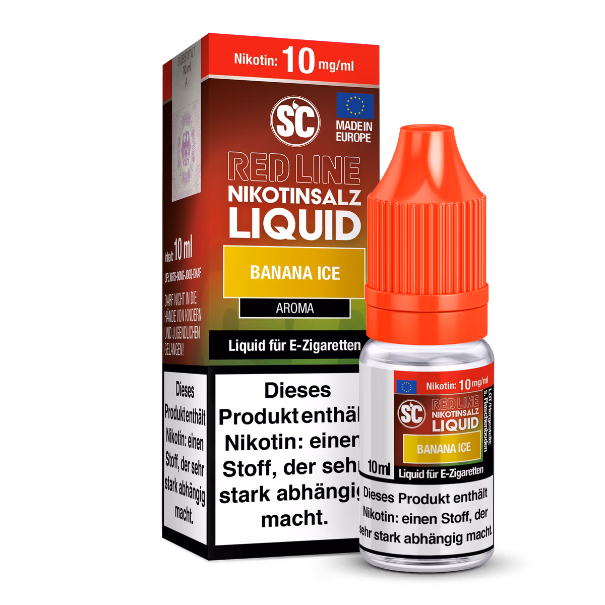 SC Red Line - Nikotinsalzliquid - 10ml - 10mg - Banana Ice