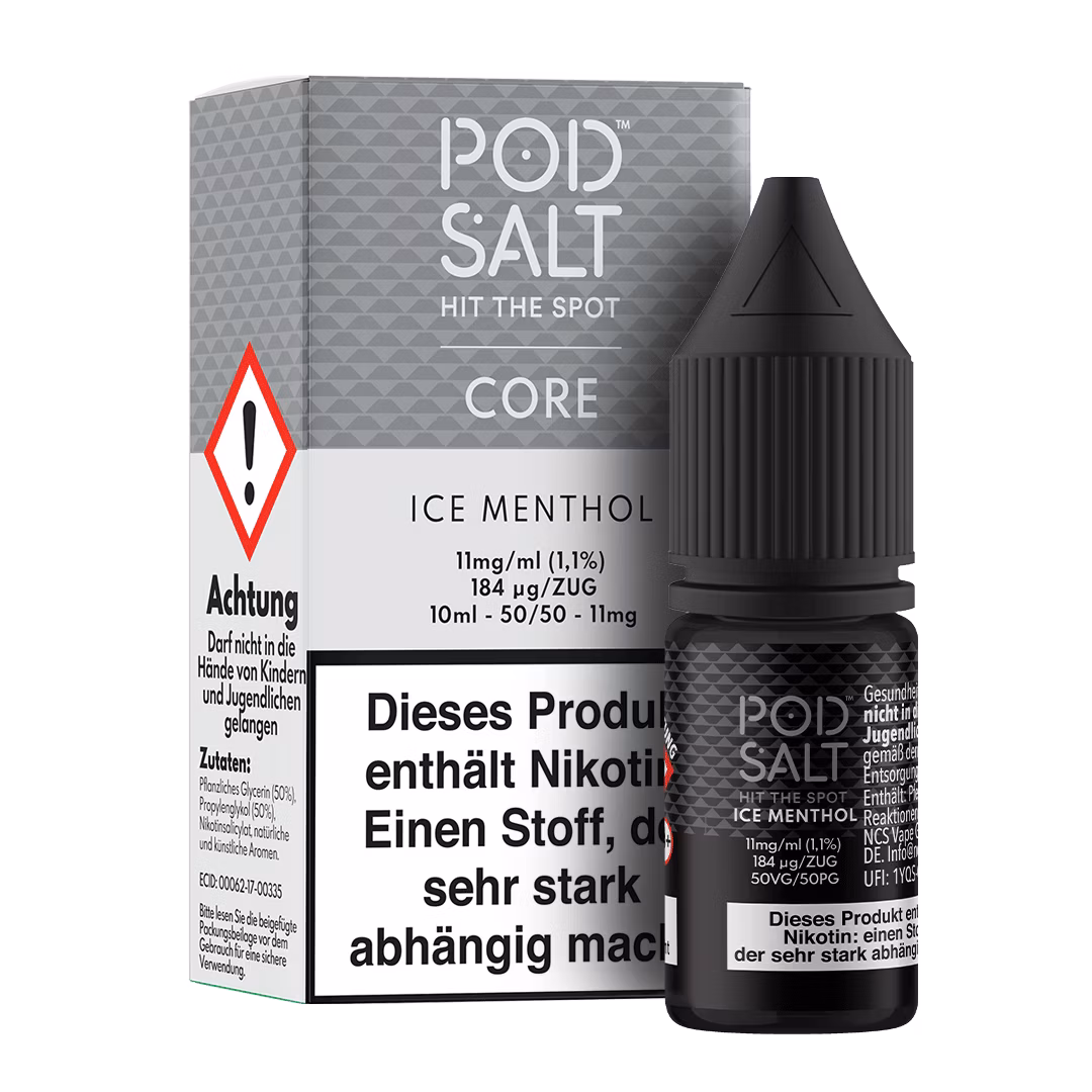 Pod Salt - Core - Ice Menthol - Nikotinsalz-Liquid - 10ml - 11mg