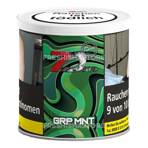 7Days - Platin - GRP MNT - 200g
