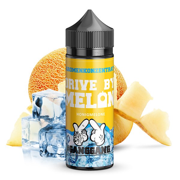 GANGGANG - Aroma - 10ml - Drive by Melon Ice | Inhalt : 10ml | Nikotinstärke : 0mg | Paketgröße : 1er Packung