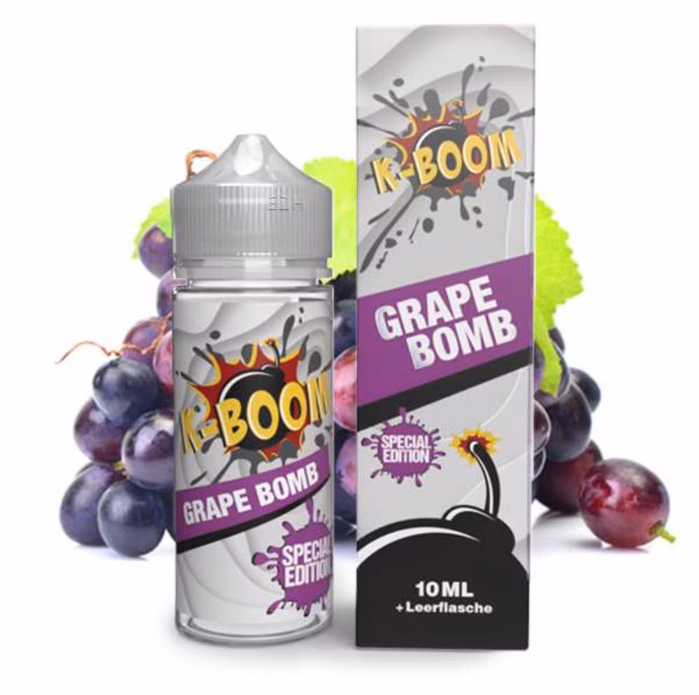 K-Boom - Aroma - Grape Bomb - 10ml - Steuerbanderole