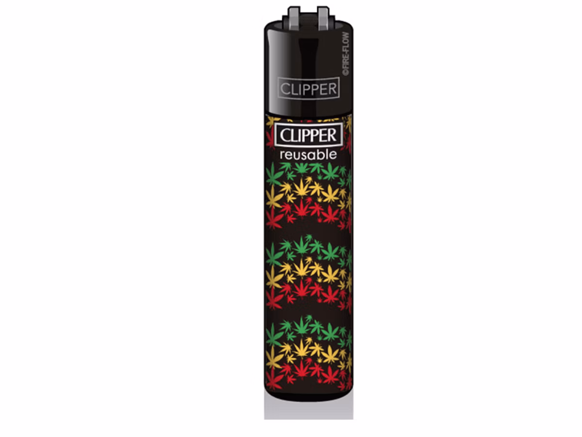 clipper-feuerzeug-jamaican-pattern-3v4 Clipper - Feuerzeug - Jamaican Pattern - 3v4 - wiederverwendbar