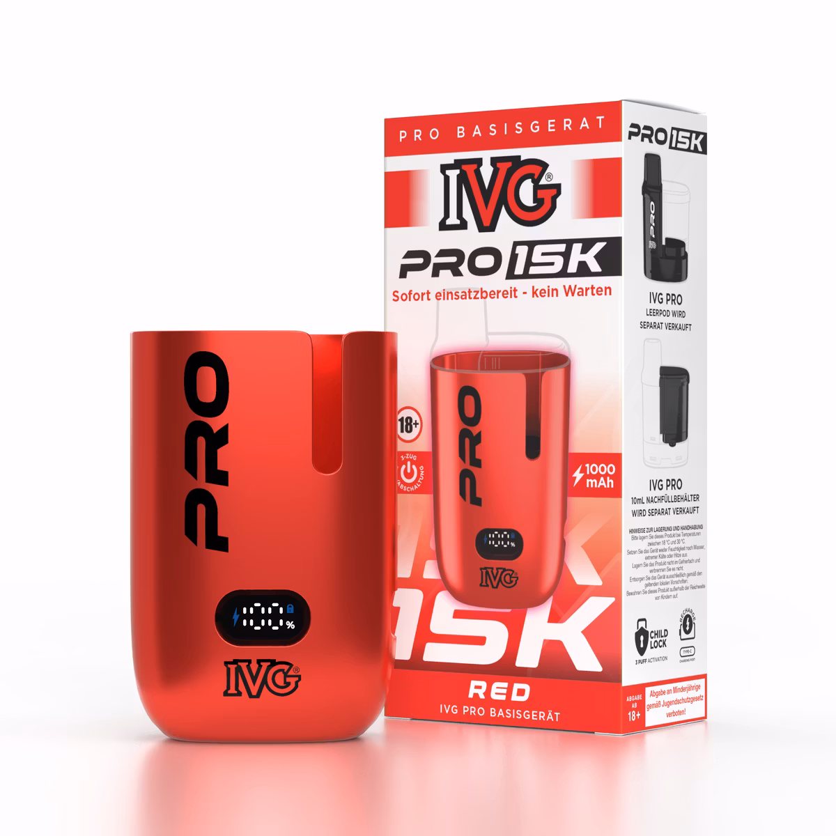 IVG - Pro 15K - Basisgerät - Red