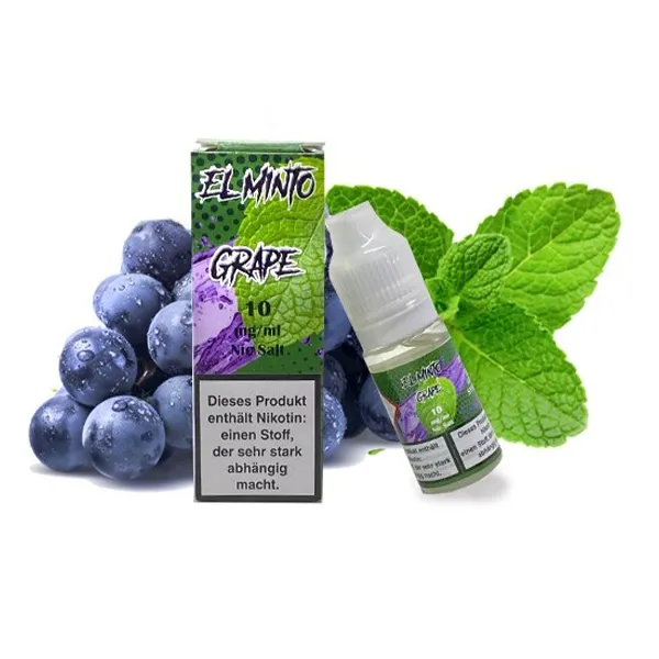 El Minto - Nikotinsalzliquids - 10ml - Grape - 10mg