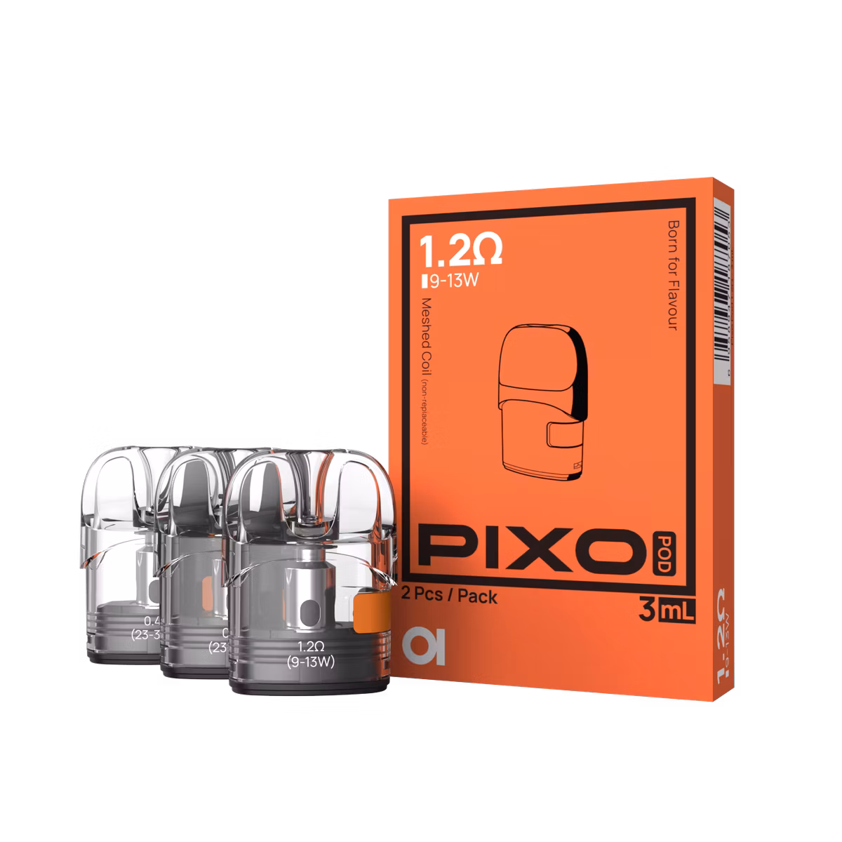 Aspire - Pixo - Pod Tank Verdampfer - 2er Paket - Side Fill - 1er Packung | Widerstand : 1.2 Ohm Aspire - Pixo - Pod Tank Verdampfer - 2er Paket - Side Fill - 1er Packung | Widerstand : 1.2 Ohm