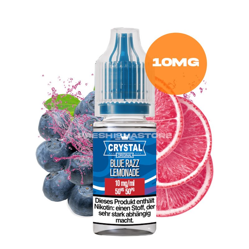 SKE - Crystal Liquid - Blue Razz Lemonade - Nikotinsalz Liquid - 10ml - 10mg