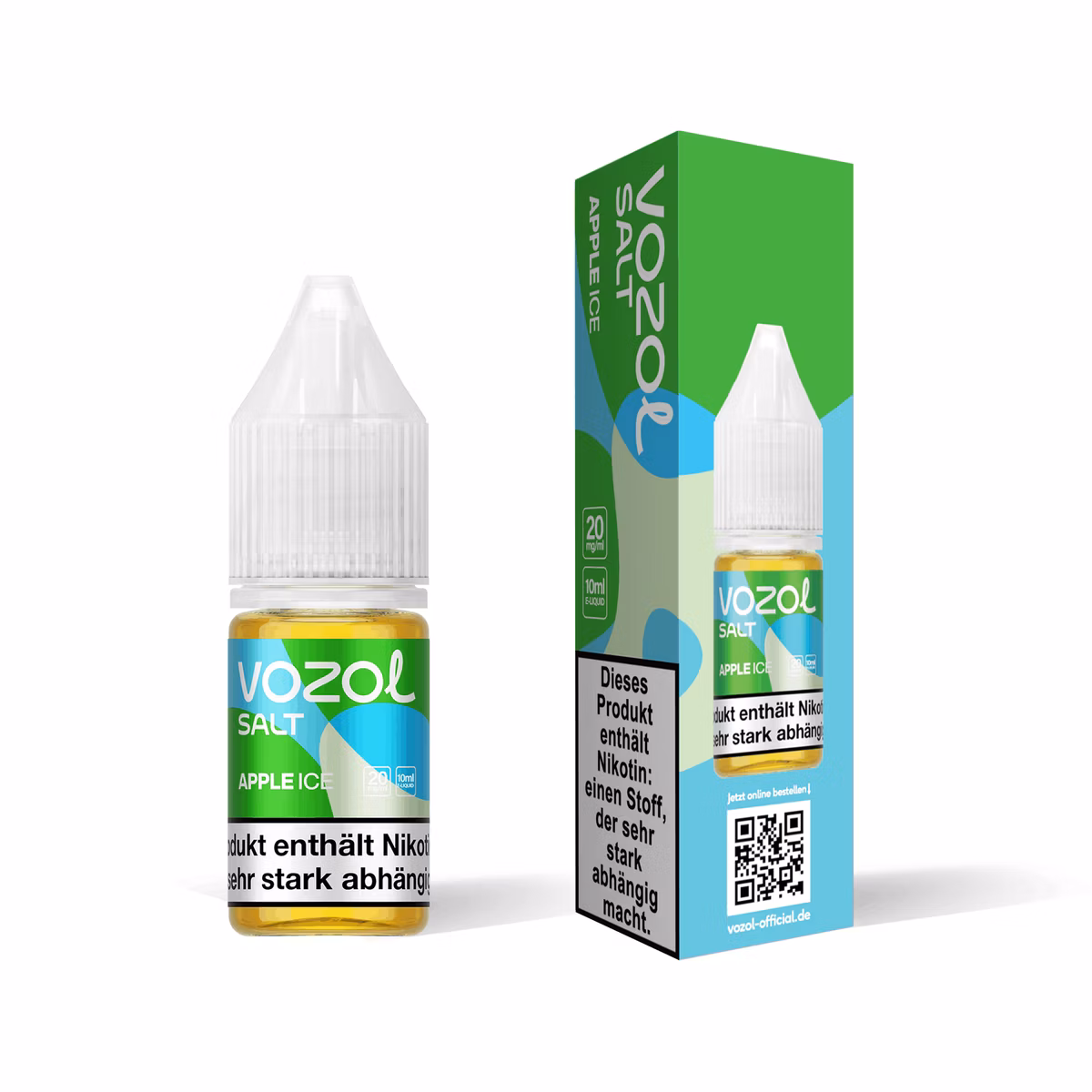 Vozol - Nikotinsalz-Liquid - Apple Ice - 10ml - 20mg