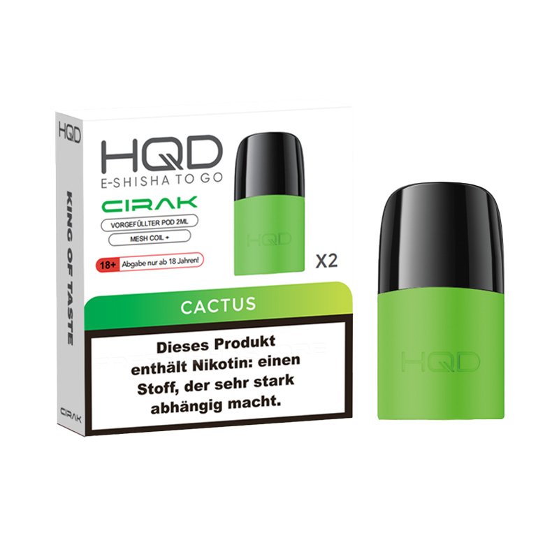 HQD - Cirak - Prefilled Pod - Cactus - 2ml - 2er Pack