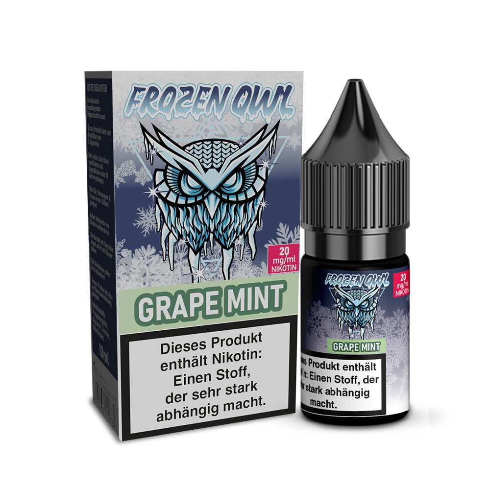 Frozen OWL - Nikotinsalz Liquid - 10ml - Grape Mint - 10ml - 20mg