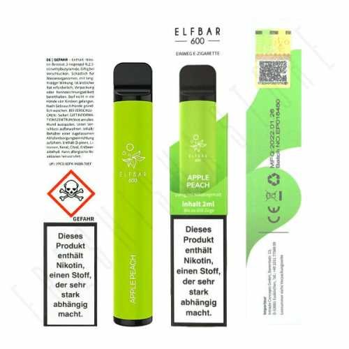 Elf Bar 600 - Apple Peach 20mg