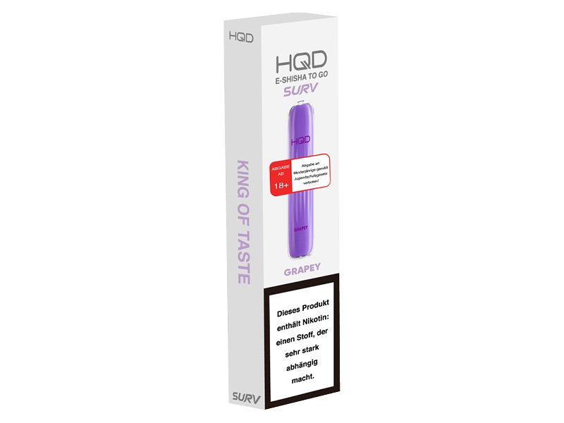 HQD - SURV - Einweg E-Zigarette - Grapey - 20mg HQD - SURV - Einweg E-Zigarette - Grapey - 20mg