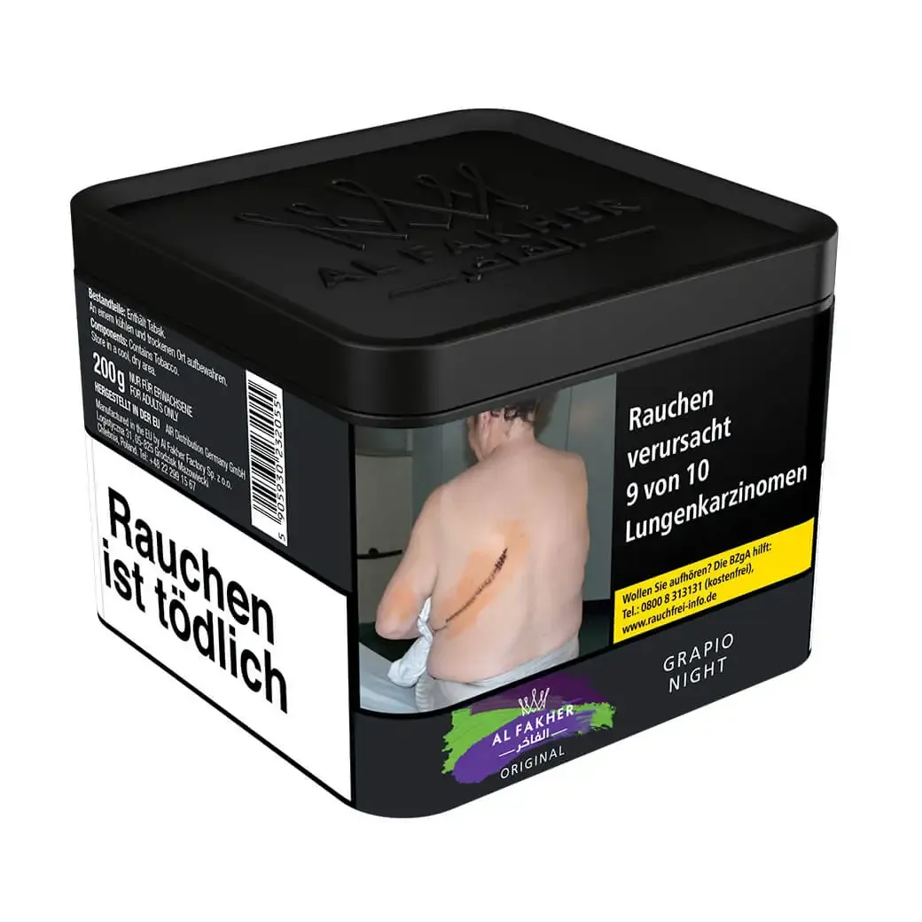 Al Fakher Tobacco - 200g - Grapio Night Al Fakher Tobacco - 200g - Grapio Night