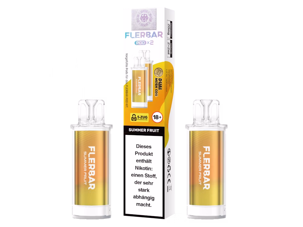 Flerbar - Prefilled Pod - 2ml - 2er Pack - Summer Fruit