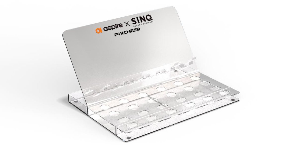 SINQ x Aspire - Display Teststation (2-teilig) - Acryl