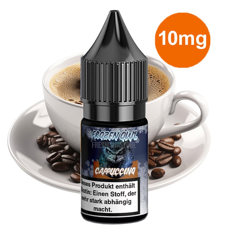 Frozen OWL - Cappuccino - Nikotinsalz Liquid - 10ml - 10mg