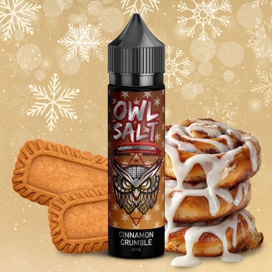 Owl Salt - Longfill Aroma - 10ml - Cinnamon Crumble