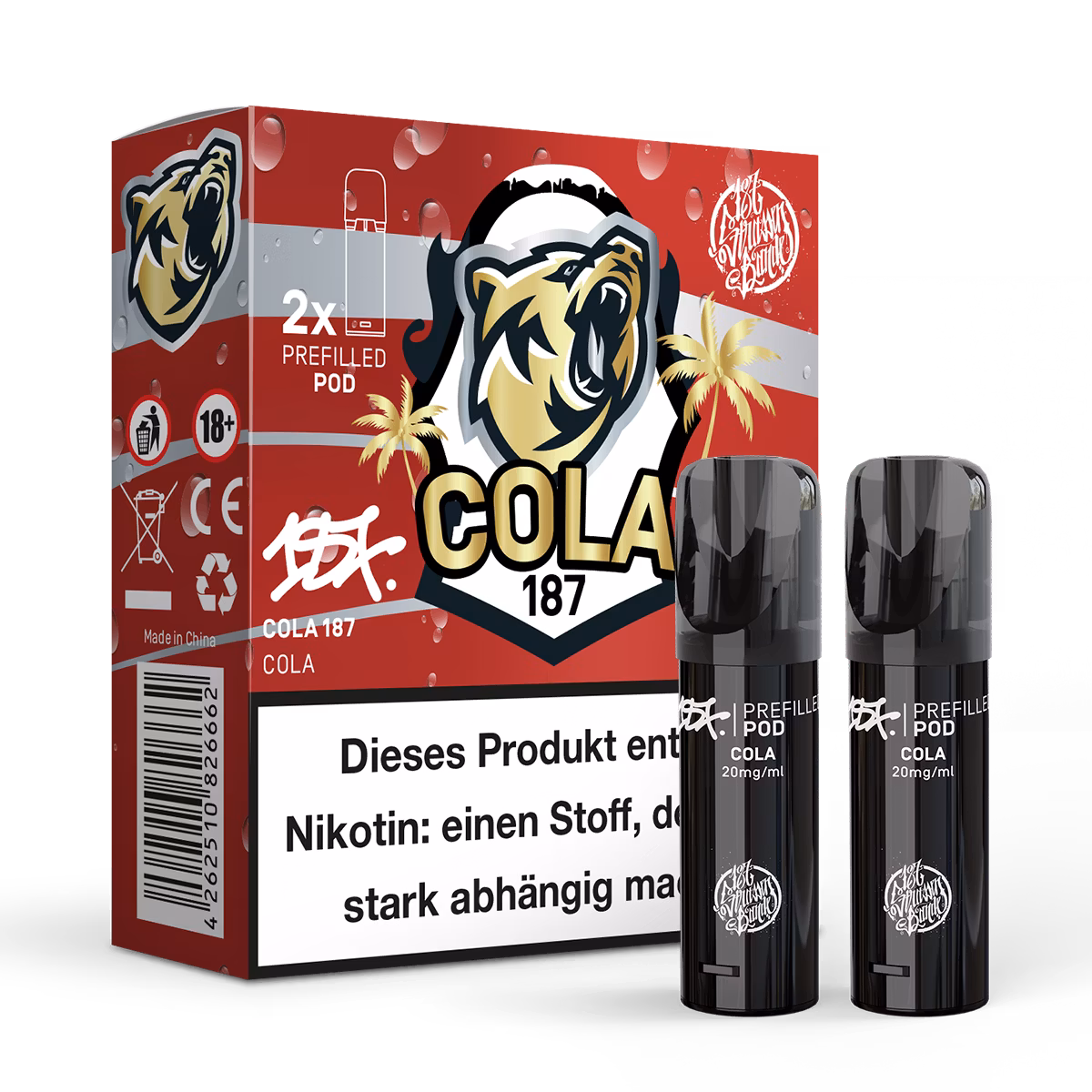 187 Straßenbande - Prefilled Pod Cola 187 - 2ml - 2er Pack