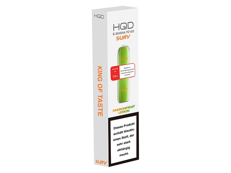 HQD - SURV - Einweg E-Zigarette - Passionfruit Lemon - 20mg HQD - SURV - Einweg E-Zigarette - Passionfruit Lemon - 20mg