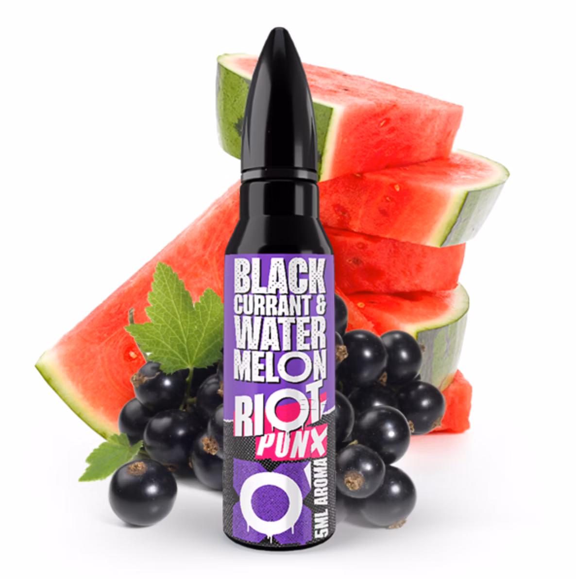 Riot Squad - Punx - Schwarze Johannisbeere und Wassermelone - Aroma - 5ml