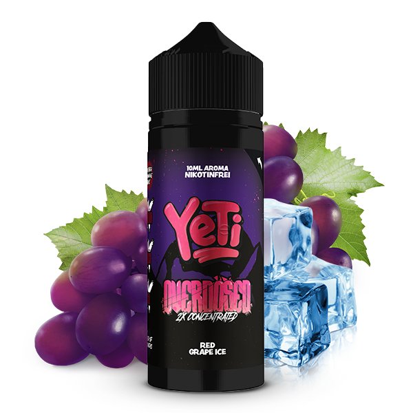 Yeti Overdosed - Red Grape Ice - Aroma - 10ml Yeti Overdosed - Red Grape Ice - Aroma - 10ml