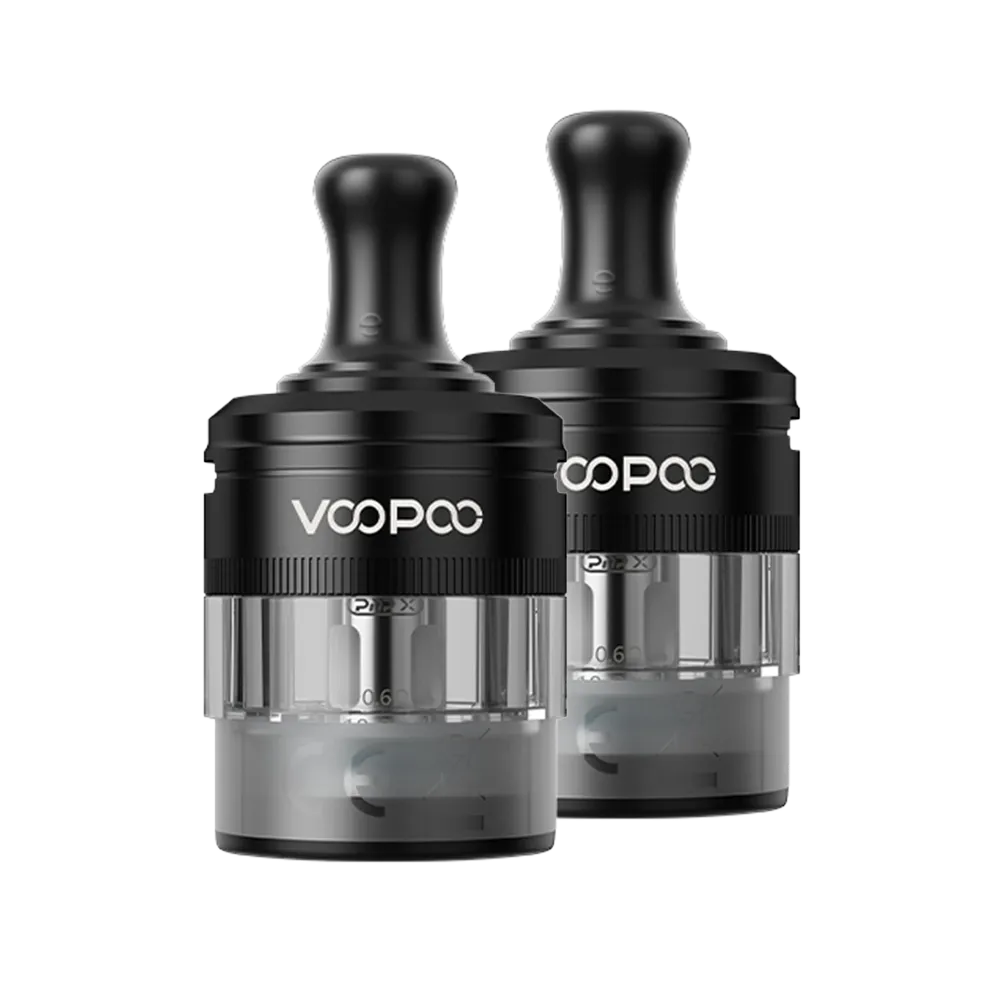 Voopoo - PnP X - Pod Tank - MTL - ohne Coil - 2er Paket - Black - 5ml Voopoo - PnP X - Pod Tank - MTL - ohne Coil - 2er Paket - Black - 5ml
